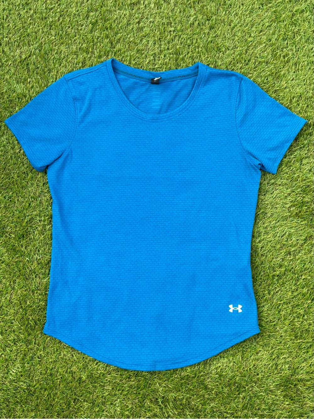 Under Armour Blue Running Performance T-Shirt Small